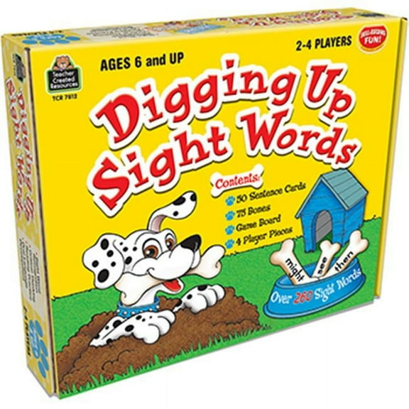 Teacher Created Resources  Digging Up Sight Words Game Ages 6 & Up