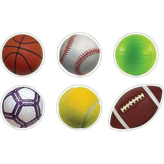 Teacher Created Resources EP-3124-3 Bulletin Board Accents Sport - Pack of 3