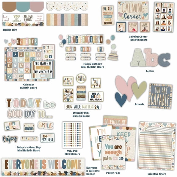 Teacher Created Resources Everyone is Welcome Decor Set - Multi - 1 Set