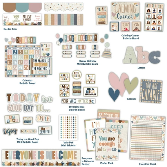 Teacher Created Resources Everyone is Welcome Decor Set - Multi - 1 Set