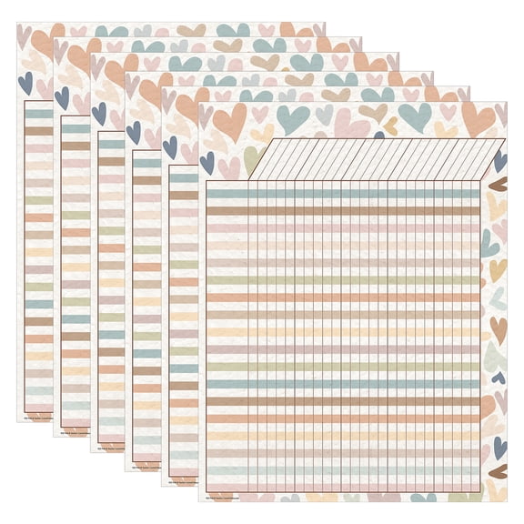 Teacher Created Resources Everyone is Welcome Incentive Chart, Pack of 6
