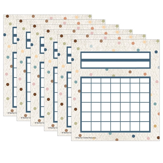 Teacher Created Resources Everyone is Welcome Incentive Charts, 36 Per Pack, 6 Packs
