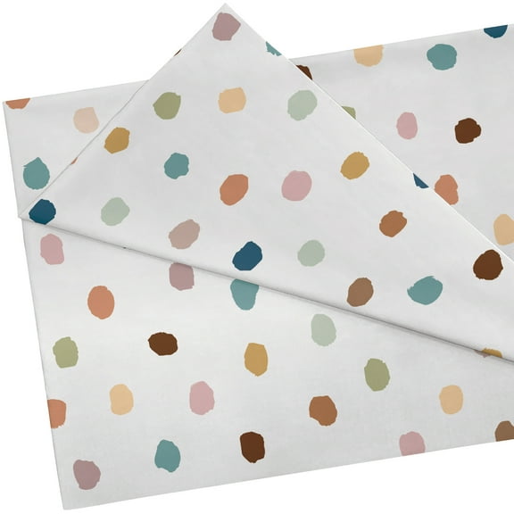 Teacher Created Resources Everyone is Welcome Painted Dots Creative Class Fabric, 48 Inch x 3 Yards