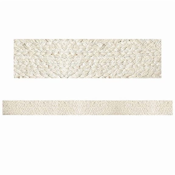 Teacher Created Resources Everyone is Welcome Woven Straight Border Trim, 35 Feet Per Pack, 6 Packs