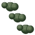 thumbnail image 1 of Teacher Created Resources Green Back-To-School Round Shaped Paper Boxwood Hanging Party Lanterns, 9 Count, 1 of 2