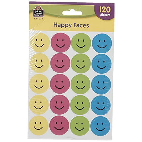 Happy Faces Stickers [TCR1274]