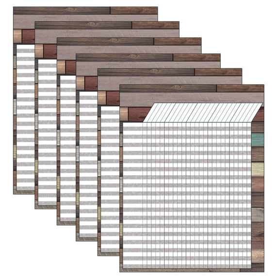 Teacher Created Resources Home Sweet Classroom Incentive Chart, Pack of 6