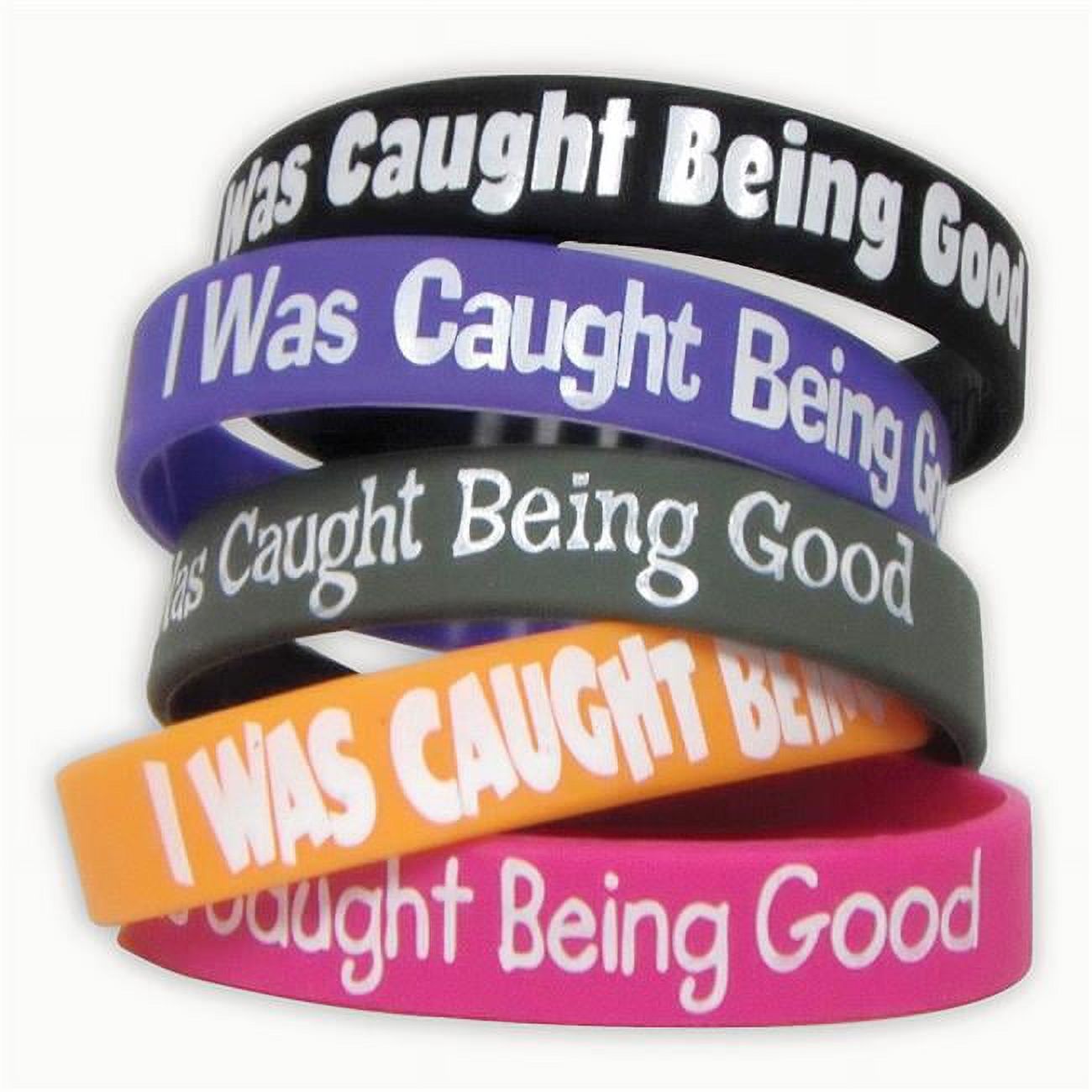 Teacher Created Resources I Was Caught Being Good Wristband Pack, 10 Per Pack, 6 Packs - image 1 of 2