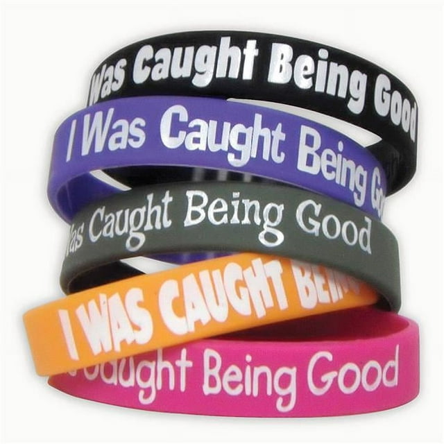 Teacher Created Resources I Was Caught Being Good Wristband Pack, 10 Per Pack, 6 Packs