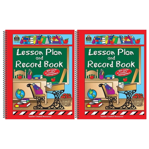 Teacher Created Resources Lesson Plan and Record Book Pack of 2 (TCR3008-2)