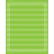 Teacher Created Resources Lime Polka Dots 10 Pocket Chart (TCR20745)