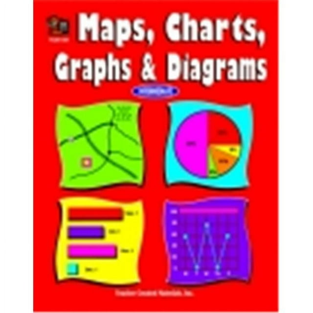 Teacher Created Resources Maps & Charts And Graphs Book, Grades 36