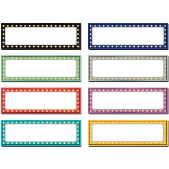 Teacher Created Resources Marquee Labels Magnetic Accents, Pack of 20