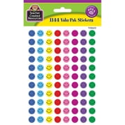 Teacher Created Resources Mini Happy Face Valu-Pak Stickers - Pack of 6