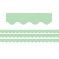 thumbnail image 1 of Teacher Created Resources Mint Green Scalloped Rolled Border Trim, 50 Feet Per Roll, 3 Rolls, 1 of 2