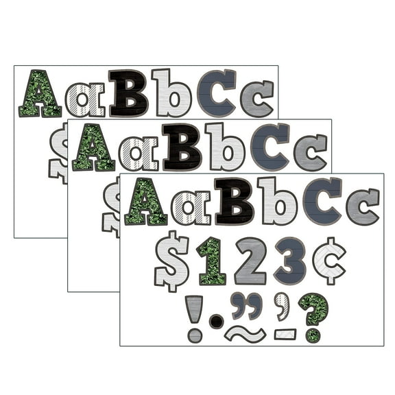 Teacher Created Resources Modern Farmhouse Bold Block 4-Inch Letters, 690 Pieces