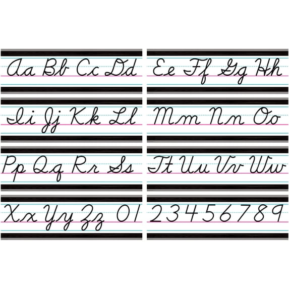 Teacher Created Resources Modern Farmhouse Cursive Writing Bulletin Board