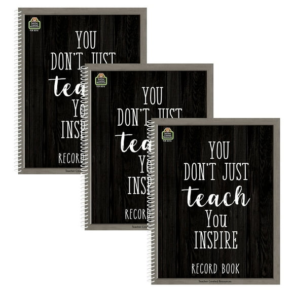Teacher Created Resources Modern Farmhouse Record Book, Pack of 3