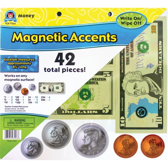 Teacher Created Resources Money Magnetic Accents