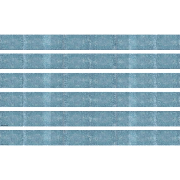 Teacher Created Resources Moving Mountains Blue Straight Border Trim, 35 Feet Per Pack, 6 Packs