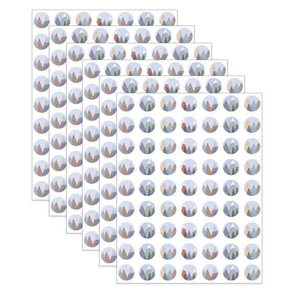 Teacher Created Resources Moving Mountains Mini Stickers, 378 Per Pack, 6 Packs