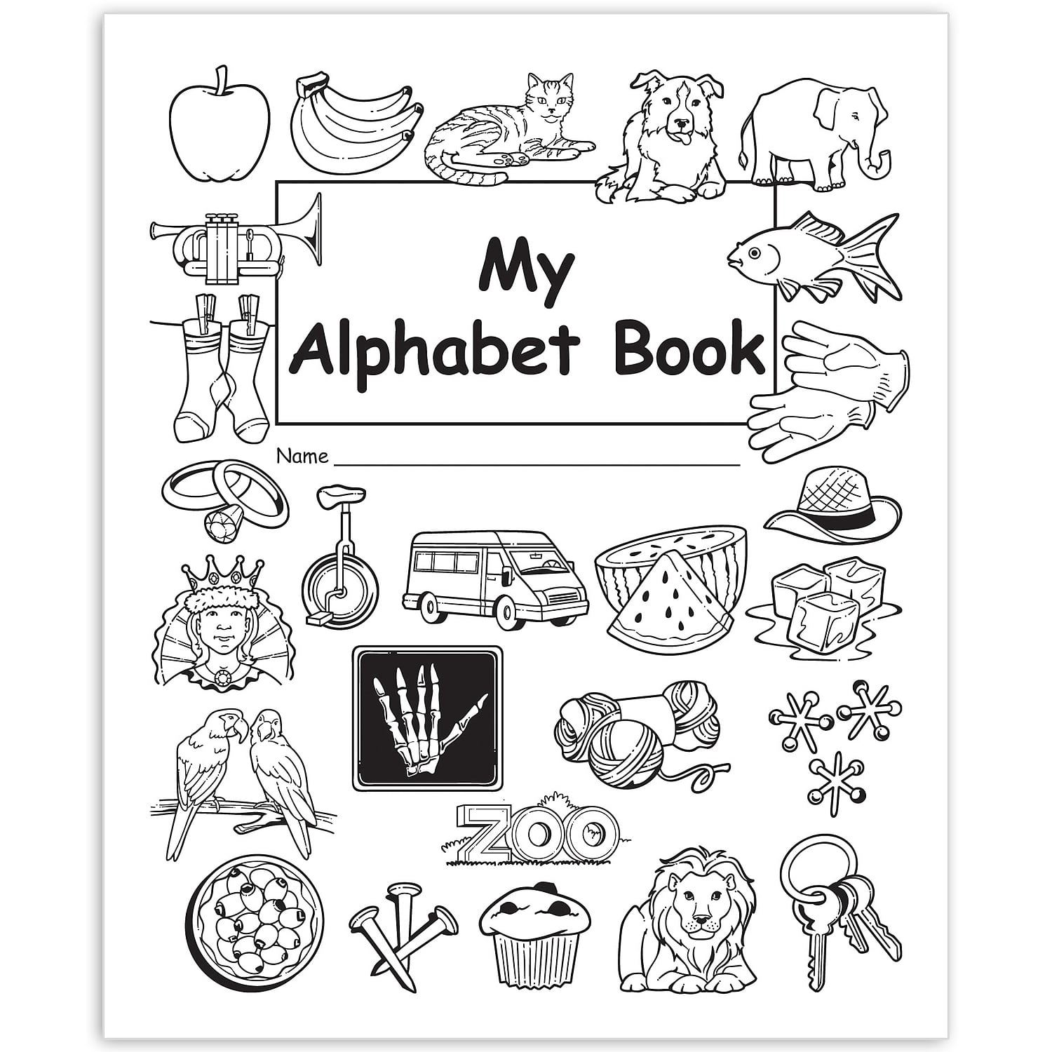 Teacher Created Resources My Own Books™: My Alphabet Book, 10-Pack ...
