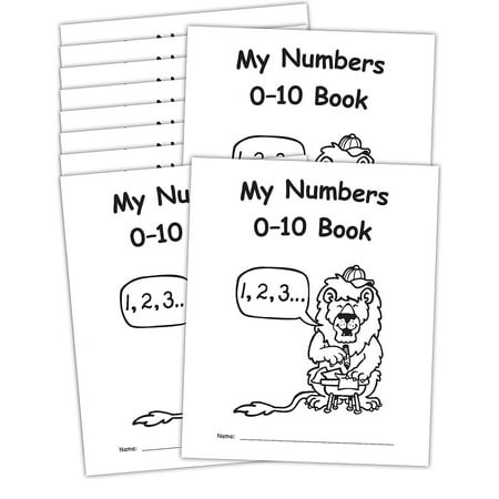 Teacher Created Resources My Own Books: My Numbers 0-10 Book White 10-Pack (EP-60115)