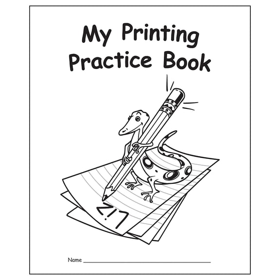 Teacher Created Resources My Own Books: My Printing Practice Book, 25-Pack
