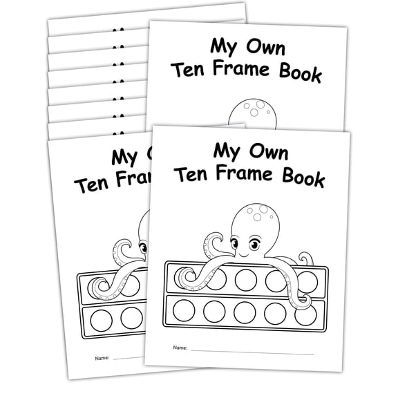 Teacher Created Resources My Own Books: My Ten Frame Book, 10 Pack