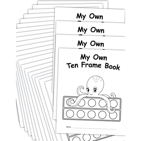 Teacher Created Resources My Own Books: My Ten Frame Book, 25 Pack