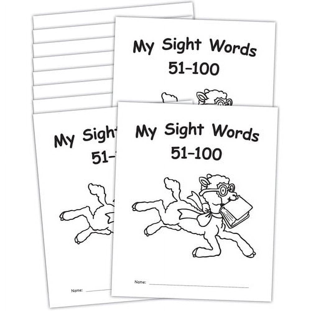 Teacher Created Resources My Own Books Sight Words Pack Printed Book - Book | Bundle of 2 Packs