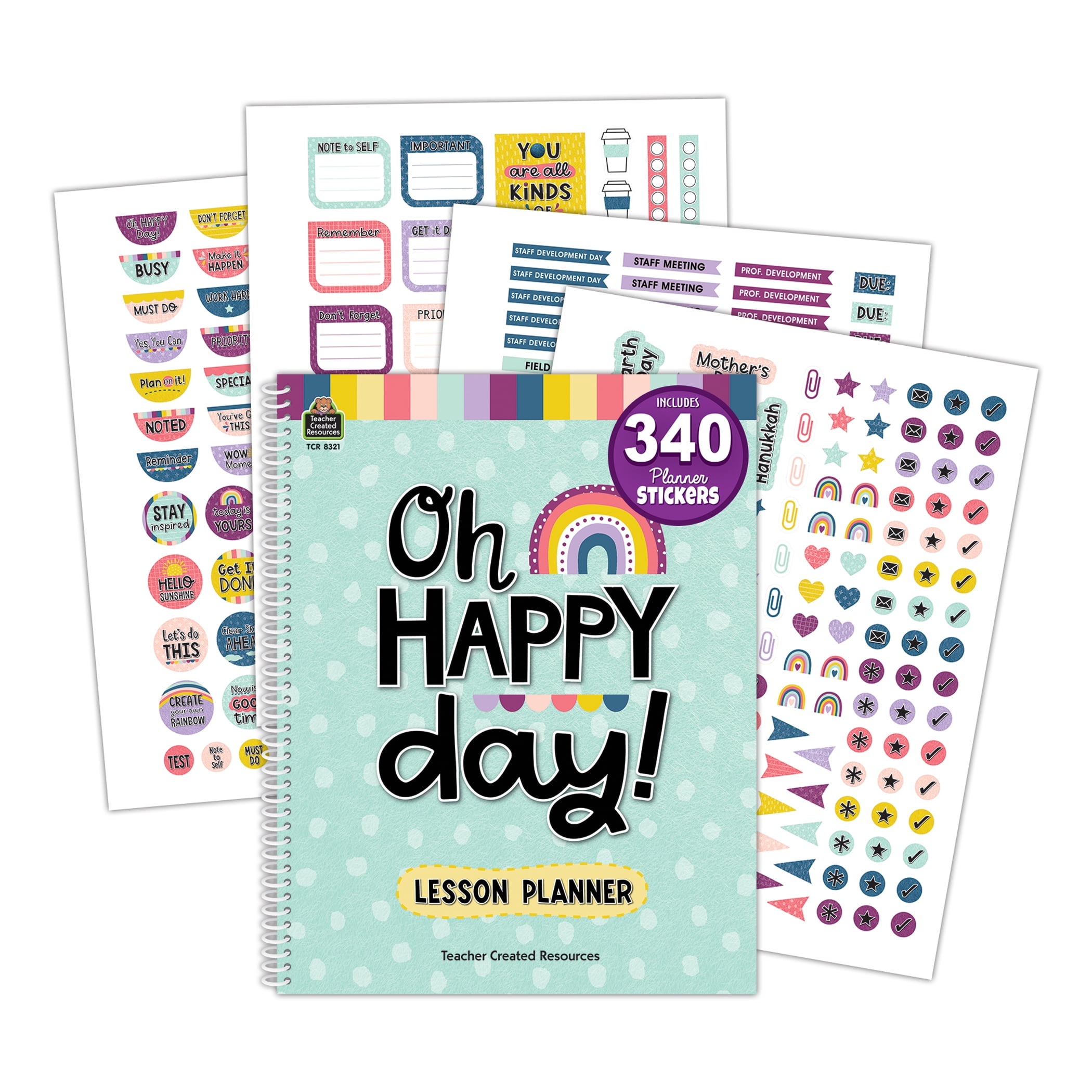 Teacher Created Resources Oh Happy Day Lesson Planner - Walmart.com