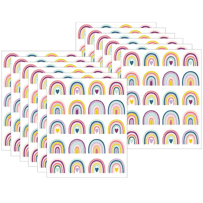 Teacher Created Resources Oh Happy Day Rainbows Stickers, 12 Packs