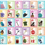 Teacher Created Resources Paper Colorful Photo Cards Digraphs and Blends Bulletin Board Set, 30 Pieces