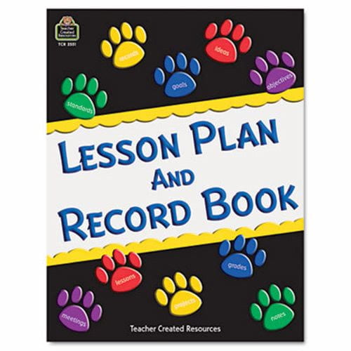Teacher Created Resources, TCR2551, Paw Prints Lesson/Record Book, 1 Each