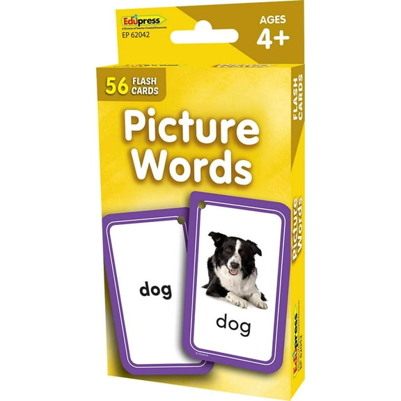 Teacher Created Resources TCR62042 Picture Words Flash Cards
