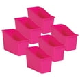 thumbnail image 1 of Teacher Created Resources Pink Plastic Book Bin, Pack of 6, 1 of 2