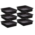 thumbnail image 1 of Teacher Created Resources Plastic Letter Tray 14" x 11.5" x 3" Black Pack of 6 (TCR20434-6), 1 of 1