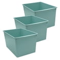 thumbnail image 1 of Teacher Created Resources Plastic Multi-Purpose Bin, Calming Blue, Pack of 3, 1 of 4