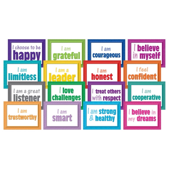 Teacher Created Resources Positive Posters Bulletin Board, 16 Pieces