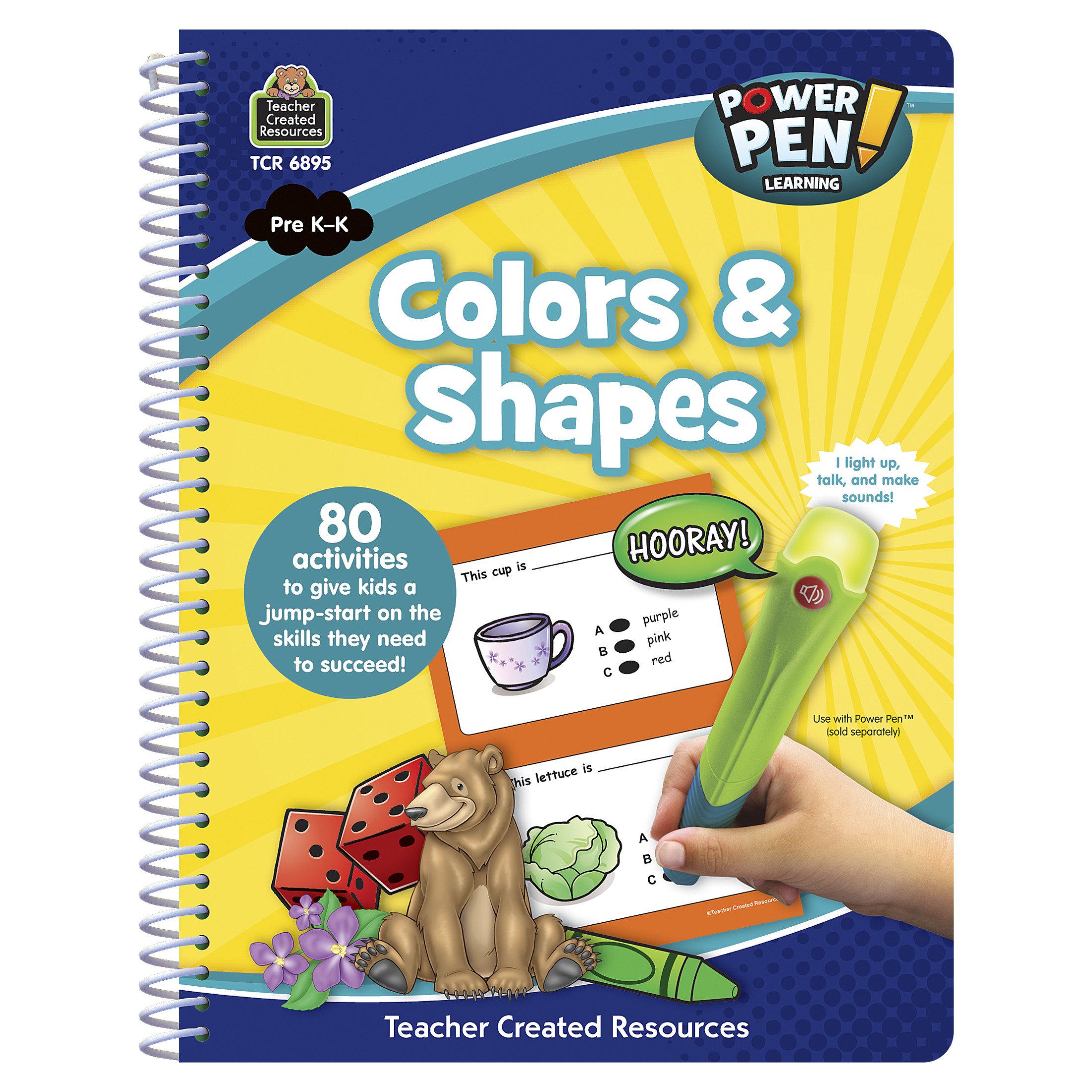 Ranger Rick Power Pen Learning Book: Numbers - Interactive Math Practice For Kids K-1