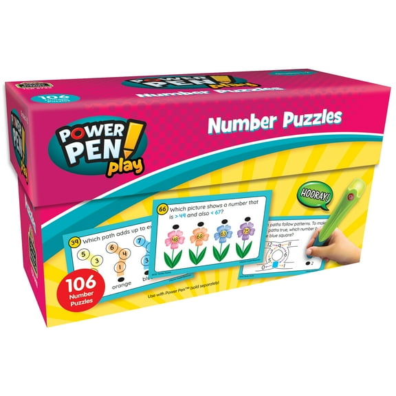 Teacher Created Resources Power Pen Play: Number Puzzles, Grade 1-2