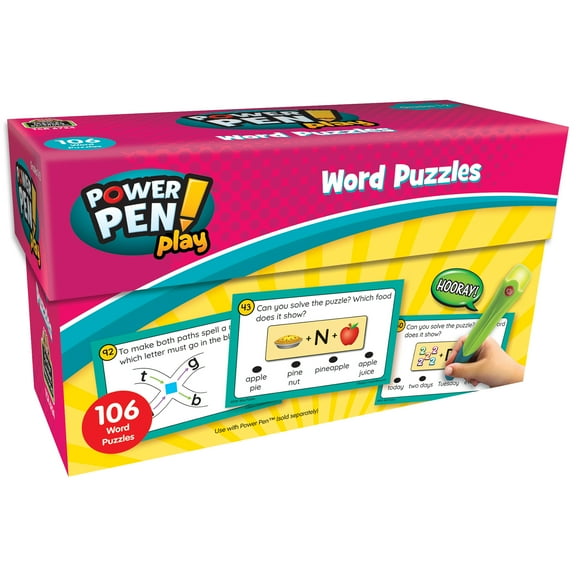 Teacher Created Resources Power Pen Play: Word Puzzles, Grade 1-2