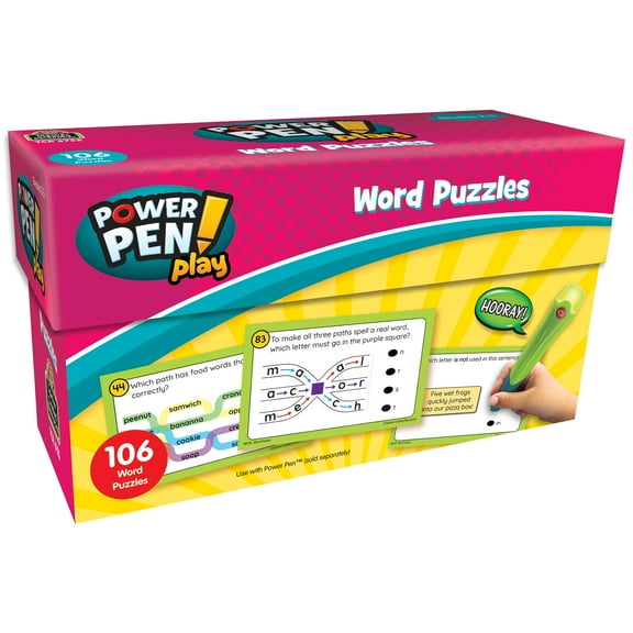 Teacher Created Resources Power Pen Play: Word Puzzles, Grade 2-3
