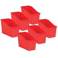 thumbnail image 1 of Teacher Created Resources Red Plastic Book Bin, Pack of 6, 1 of 2