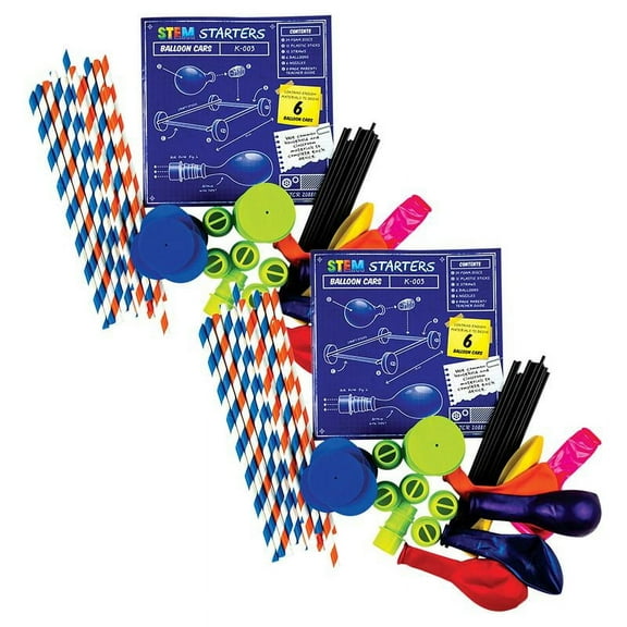 Teacher Created Resources STEM Starters Set, Balloon Cars, Pack of 2