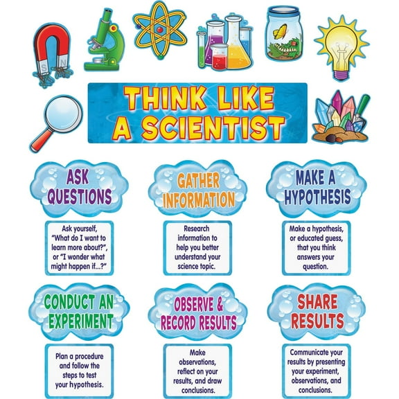 Teacher Created Resources Scientific Learning Bulletin Board Accents, Multicolor