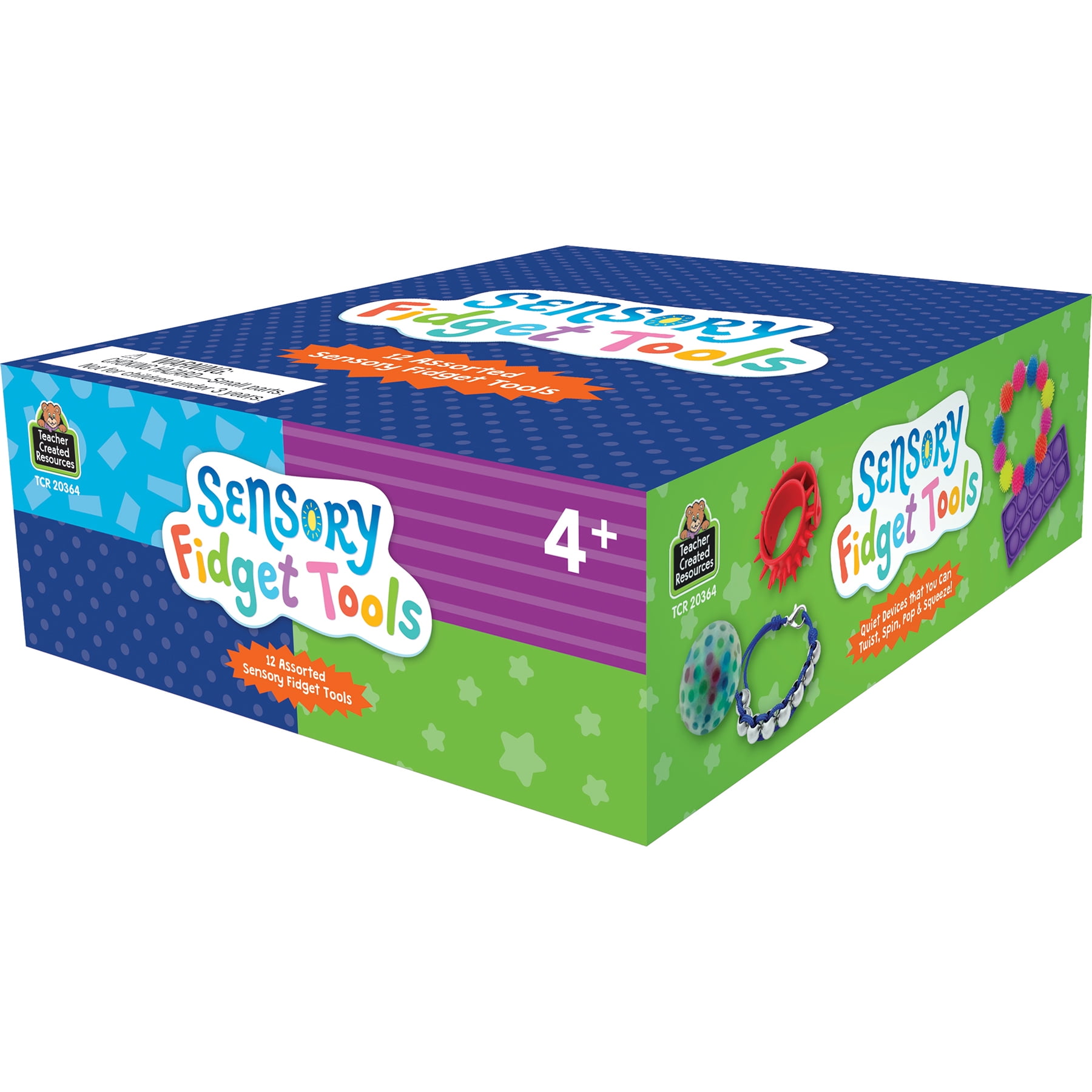 Teacher Created Resources Sensory Fidget Tools, 12 Pieces