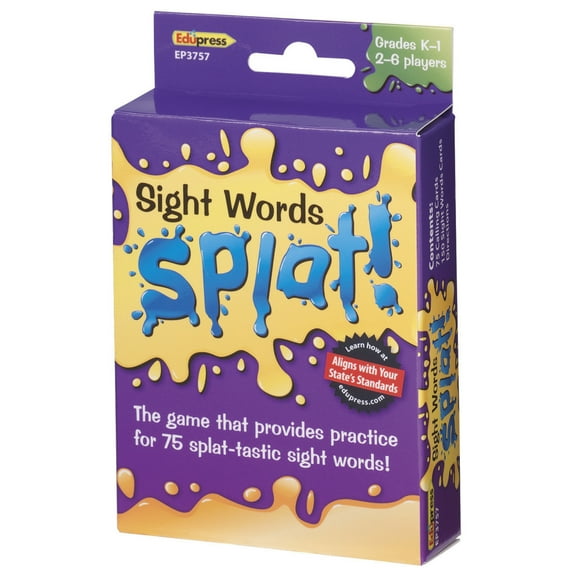 Teacher Created Resources Sight Word Splat! Game, Grades K to 1