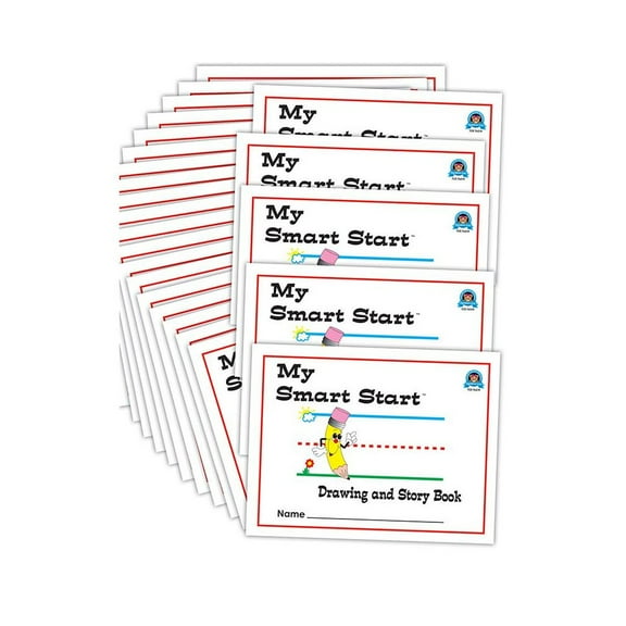 Teacher Created Resources Smart Start Drawing & Story Book K-1 Journals, Class Pack of 24